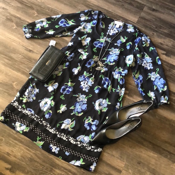 Loft Floral Dress size XSP - Picture 3 of 8